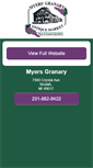 Mobile Screenshot of myersgranary.com